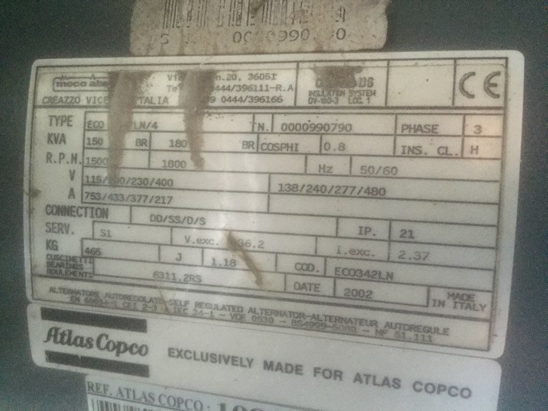 Aggregaat Deutz / Atlas Copco te koop bij Jaap Verboon