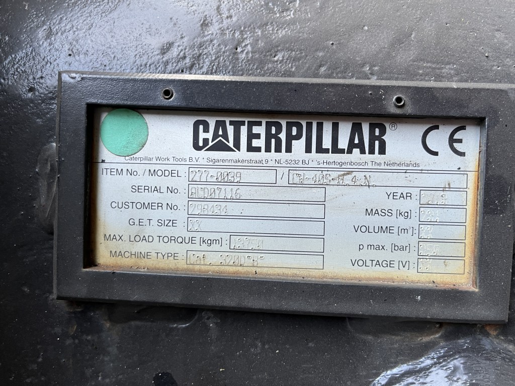 CW40S Caterpillar 320D te koop bij Jaap Verboon