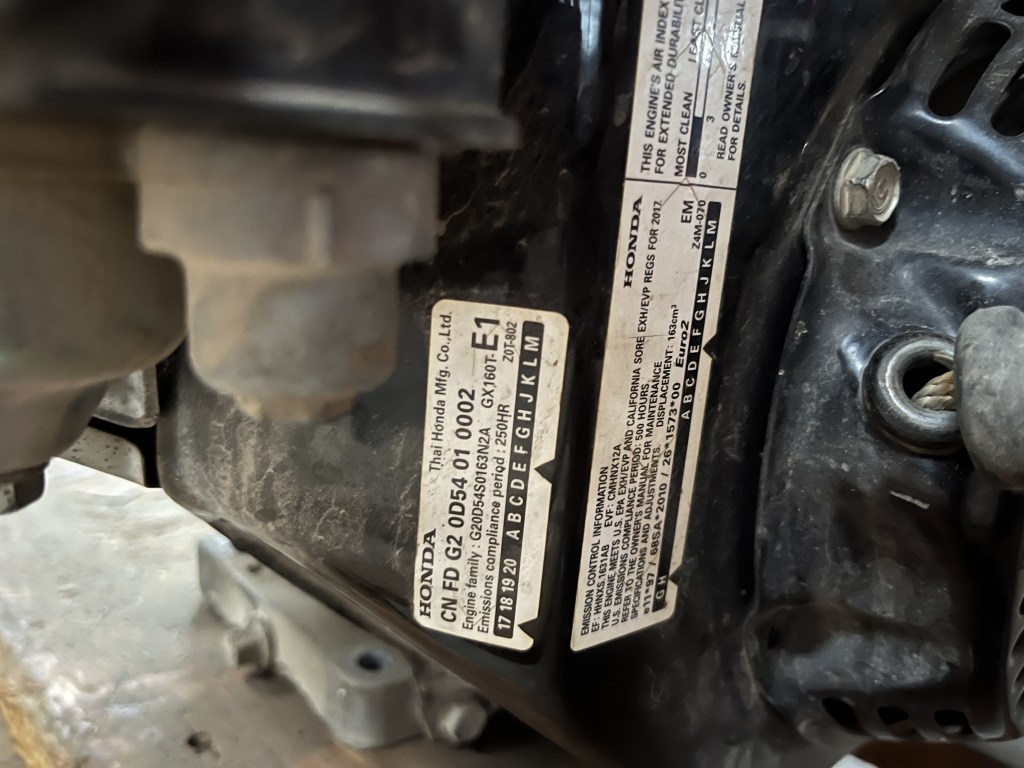 HONDA GX 160 te koop bij Jaap Verboon