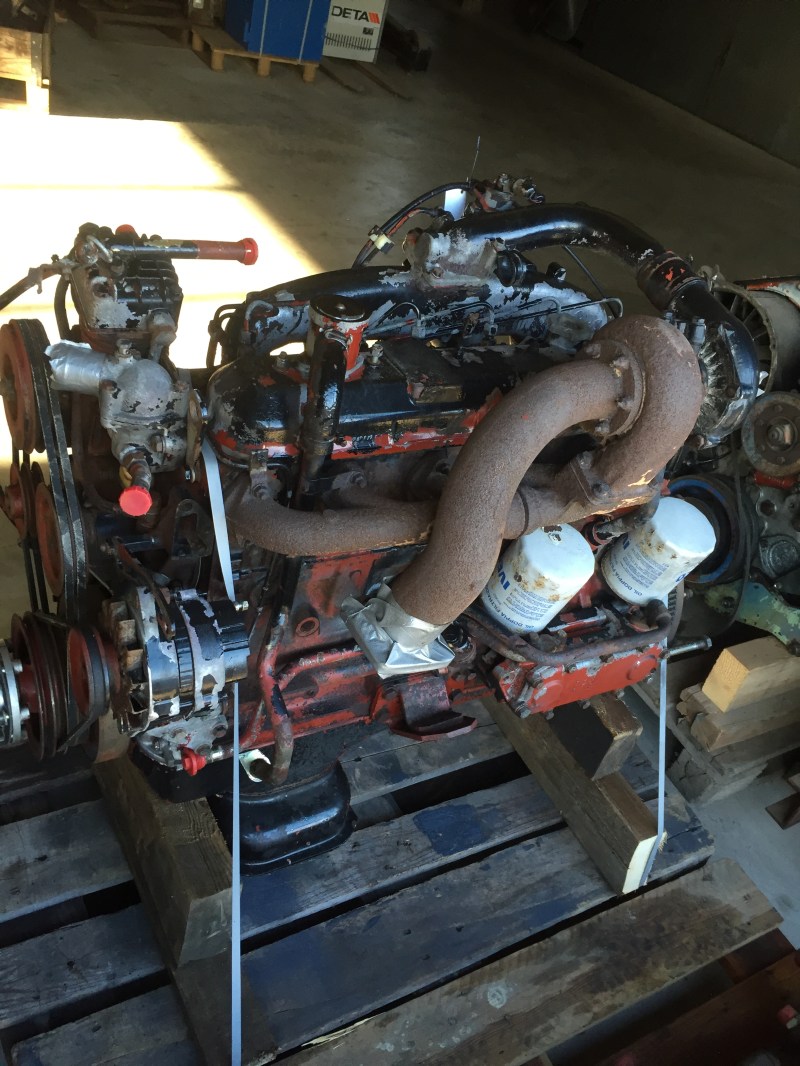 Iveco 6 cilinder turbo motor te koop bij Jaap Verboon