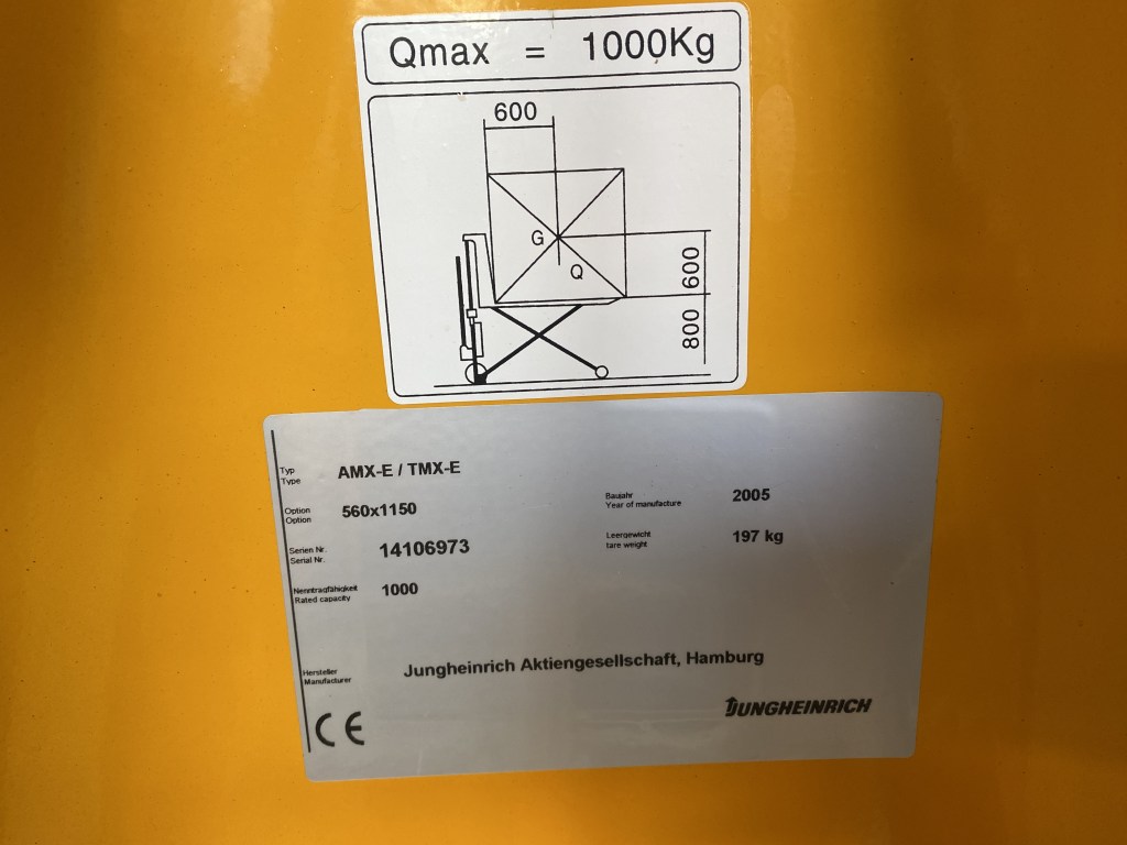 Jungheinrich schaarhefwagen te koop bij Jaap Verboon