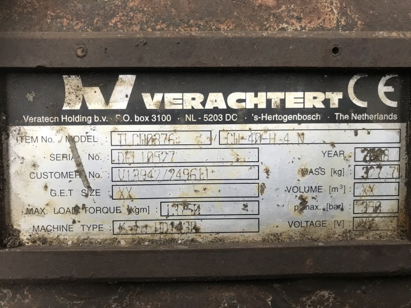 Snelwissel Verachtert CW40 te koop bij Jaap Verboon