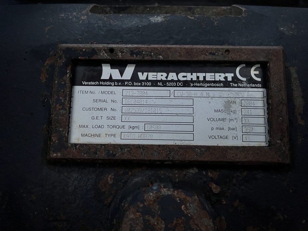 Verachtert CW30 KATO HD 820 te koop bij Jaap Verboon