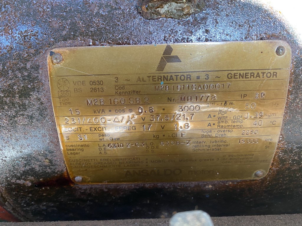 Volvo penta 15kva te koop bij Jaap Verboon