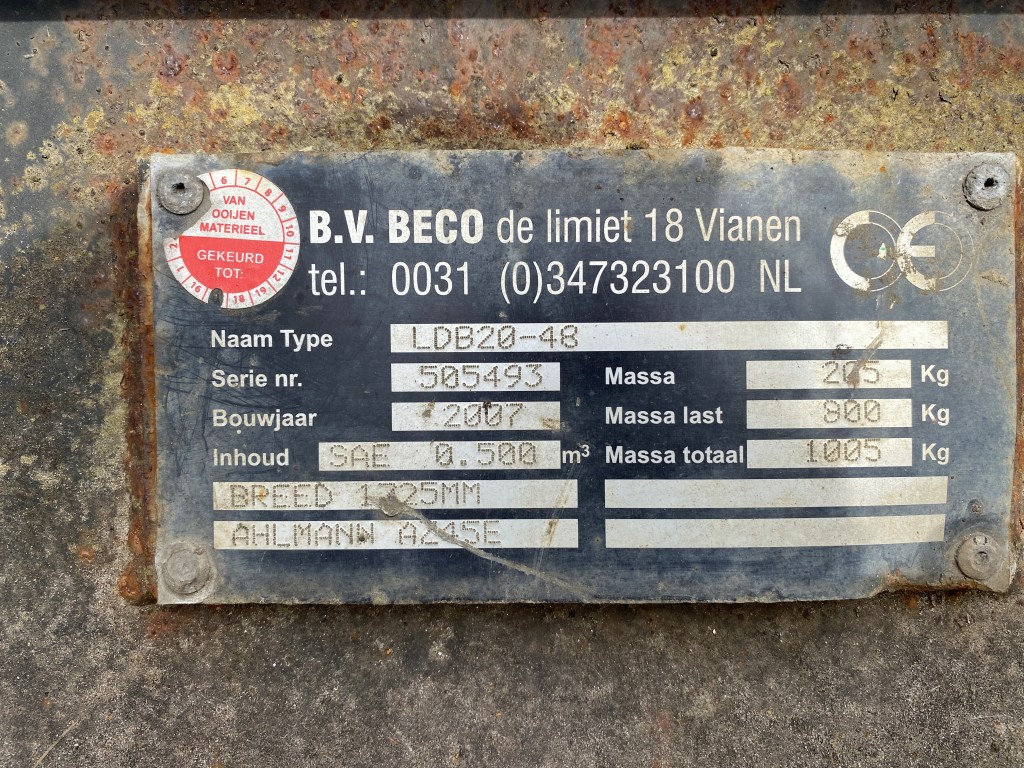 beco ahlmann az45 te koop bij Jaap Verboon