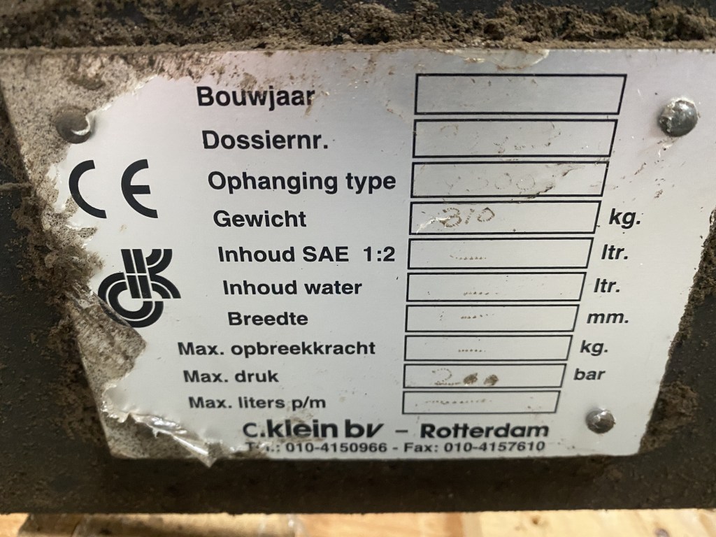 c klein systeem 2000 te koop bij Jaap Verboon