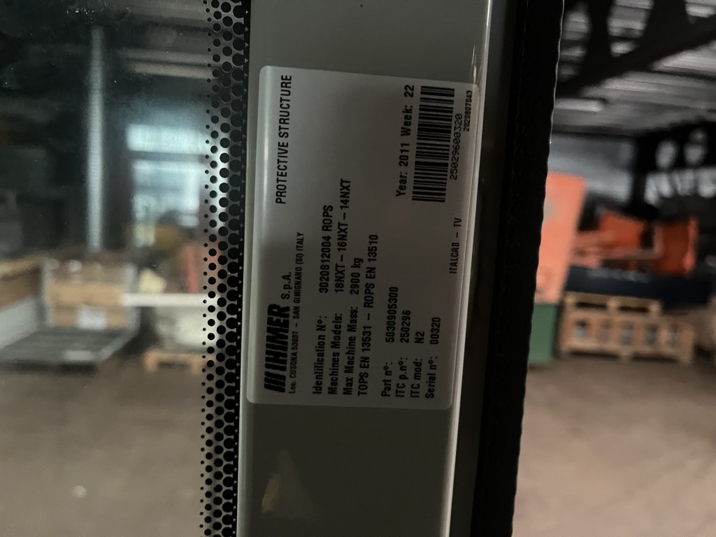 cabine ihi 14 16 18 nxt te koop bij Jaap Verboon