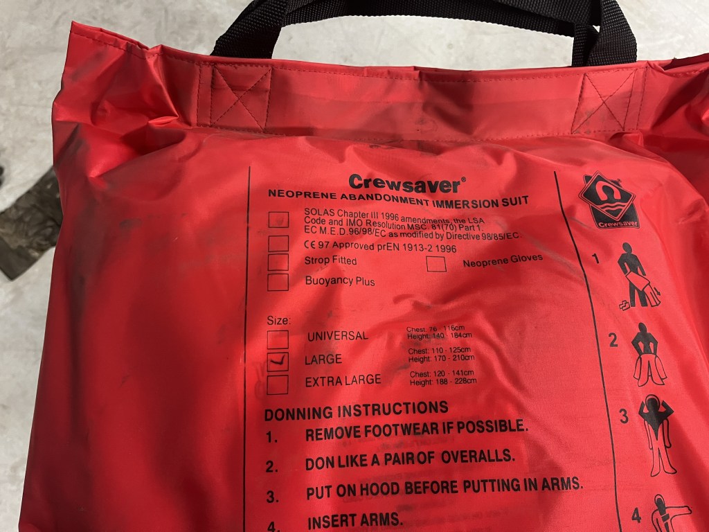 crewsaver overleningspak te koop bij Jaap Verboon