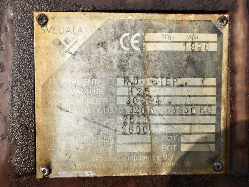 dieplepelbak 3200l te koop bij Jaap Verboon