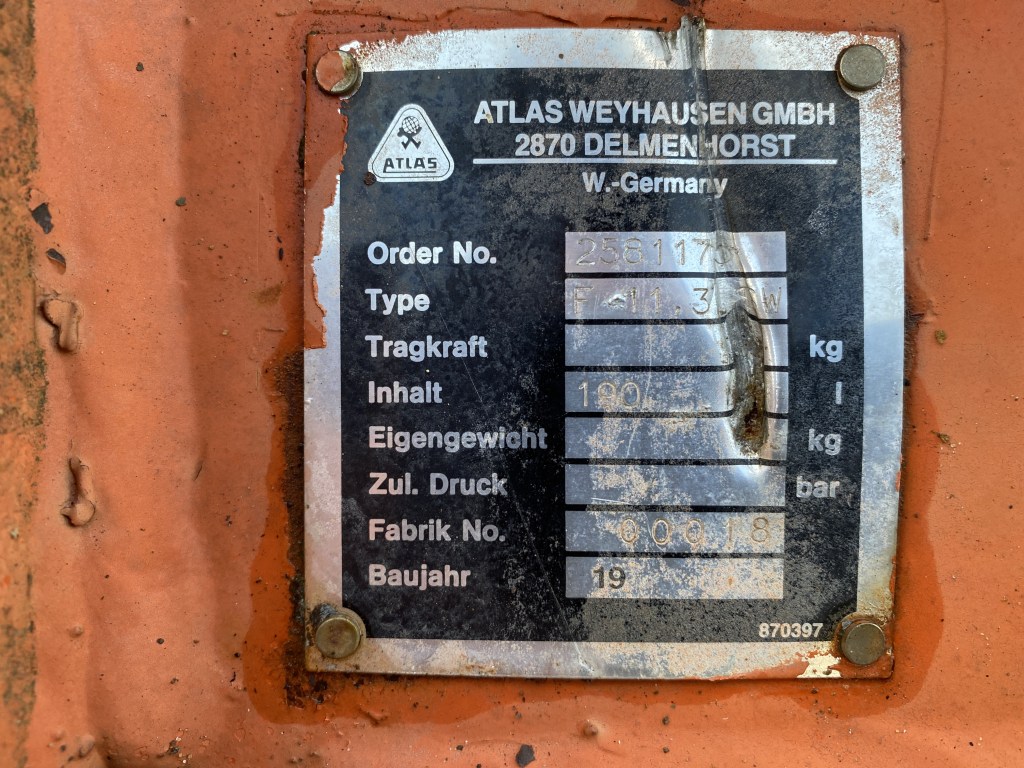 dieplepelbak atlas te koop bij Jaap Verboon