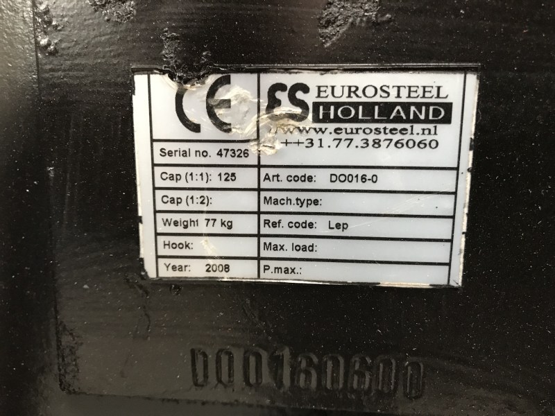 dieplepelbak cw0 te koop bij Jaap Verboon