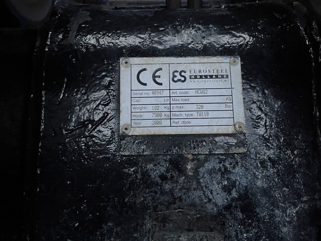 eurosteel cw20 terex tw 110 te koop bij Jaap Verboon