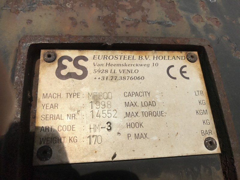 hefmast eurosteel 93 te koop bij Jaap Verboon