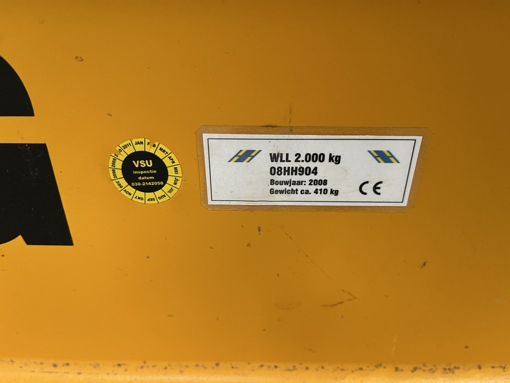 hijsbalk met takel te koop bij Jaap Verboon