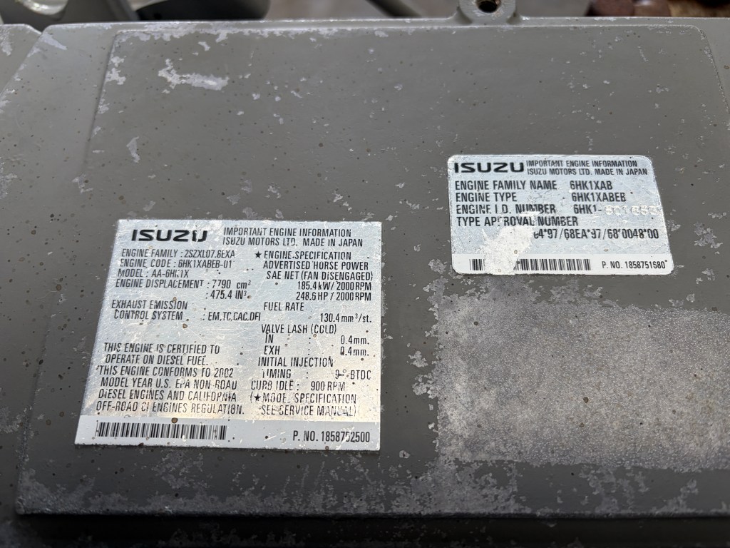 isuzu 6hk1 te koop bij Jaap Verboon