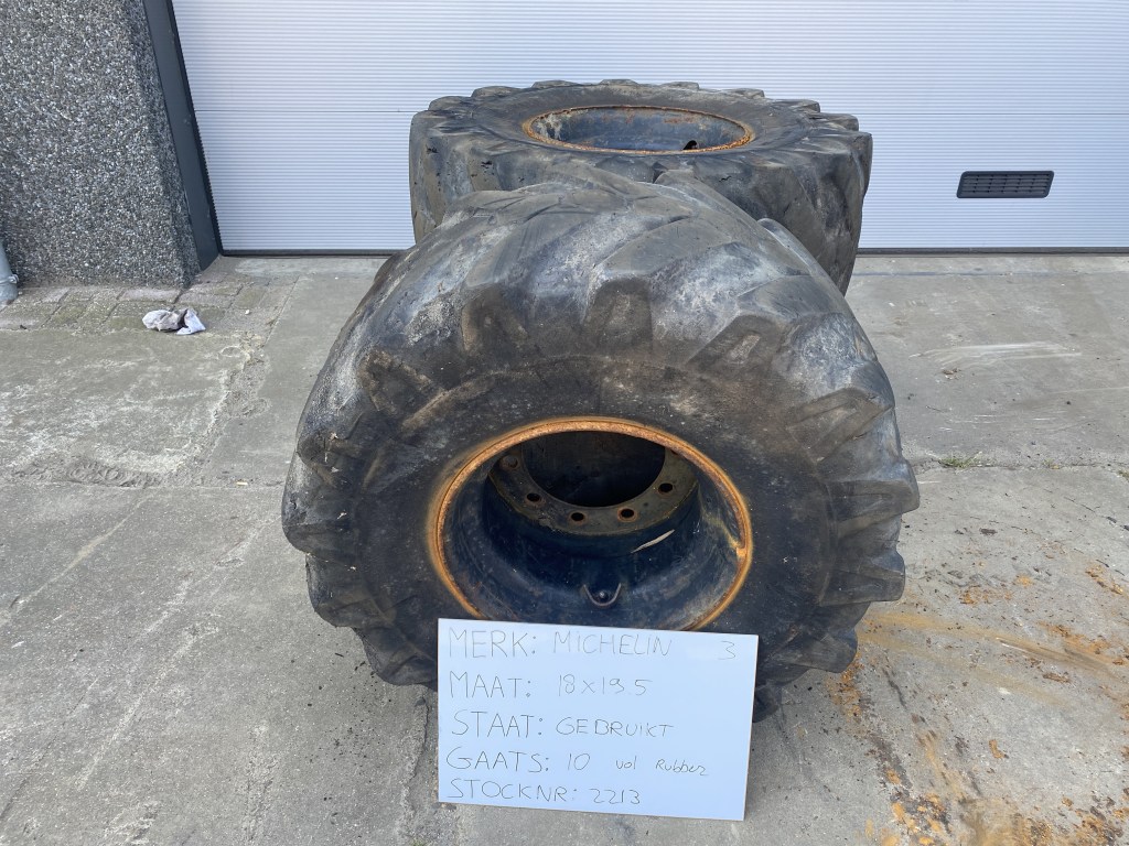 michelin 18x19,5 volrubber te koop bij Jaap Verboon