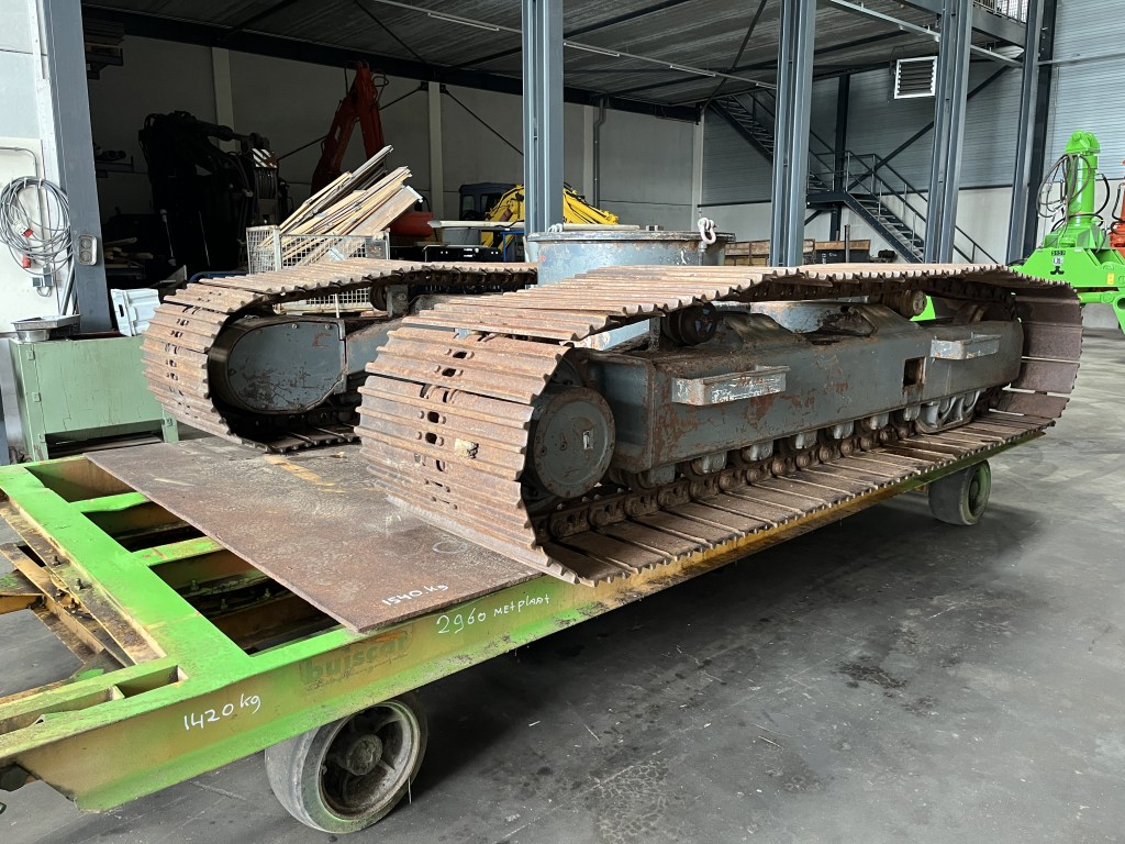 rupsonderstel graafmachine te koop bij Jaap Verboon